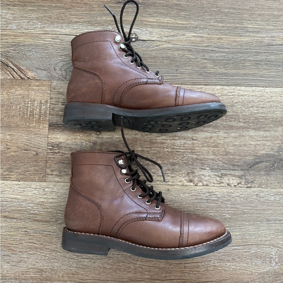 Thursday Boot Co Women’s US Size 6.5 in Whiskey Brown, Handcrafted Leather Boots - Picture 4 of 10